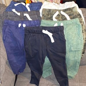 Lot of 7 2T Carters sweatpants